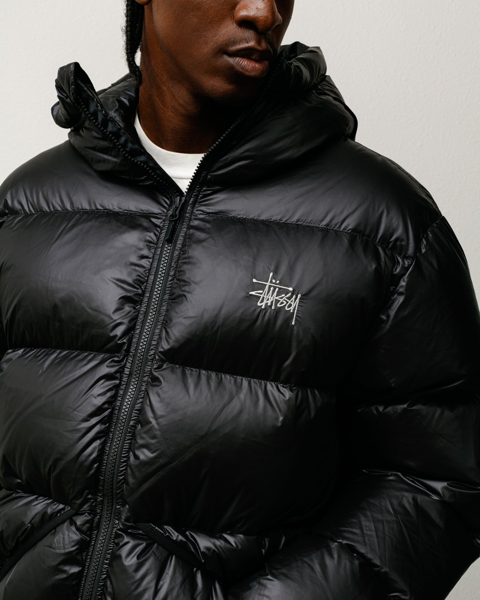 Micro Ripstop Down Parka – Jet Black | Outerwear | Stüssy Japan