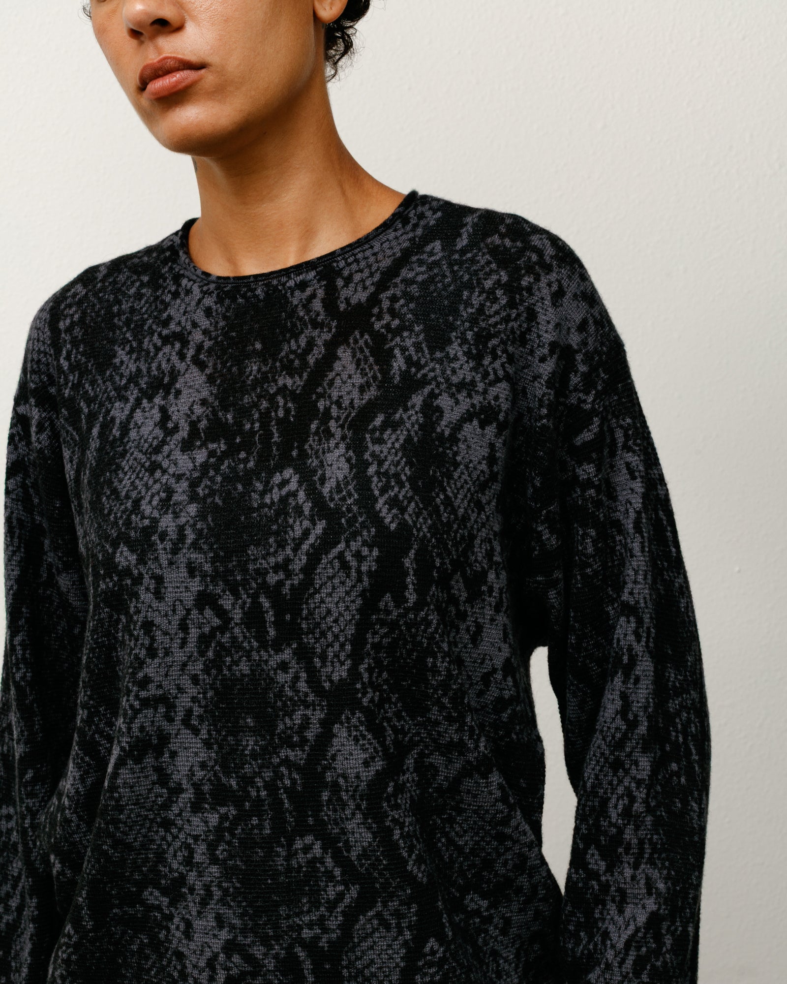 Python Fine Wool Sweater – Charcoal | Sweaters & Knits | Stüssy Japan
