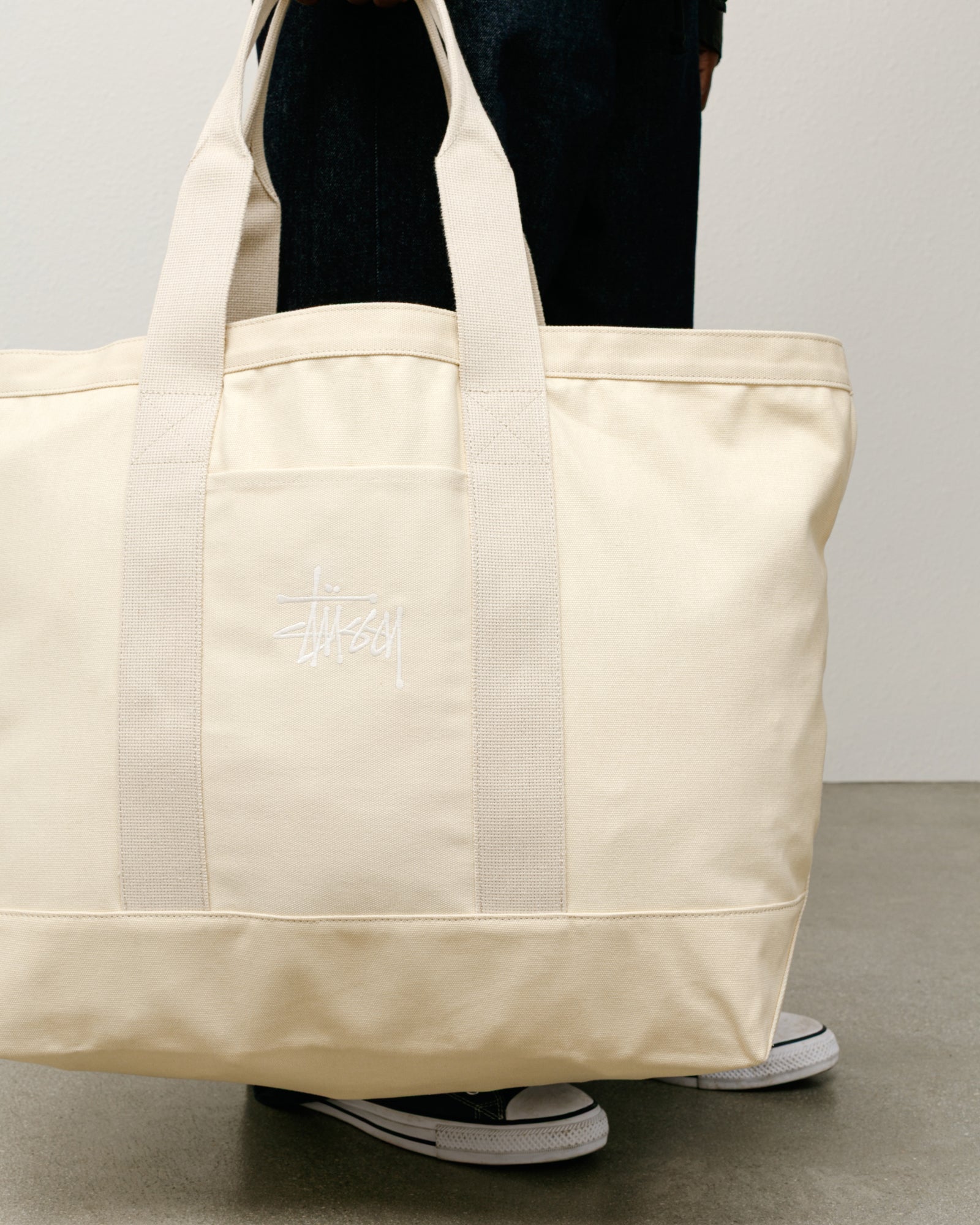 Canvas Extra Large Tote – Natural | Accessories | Stüssy Japan