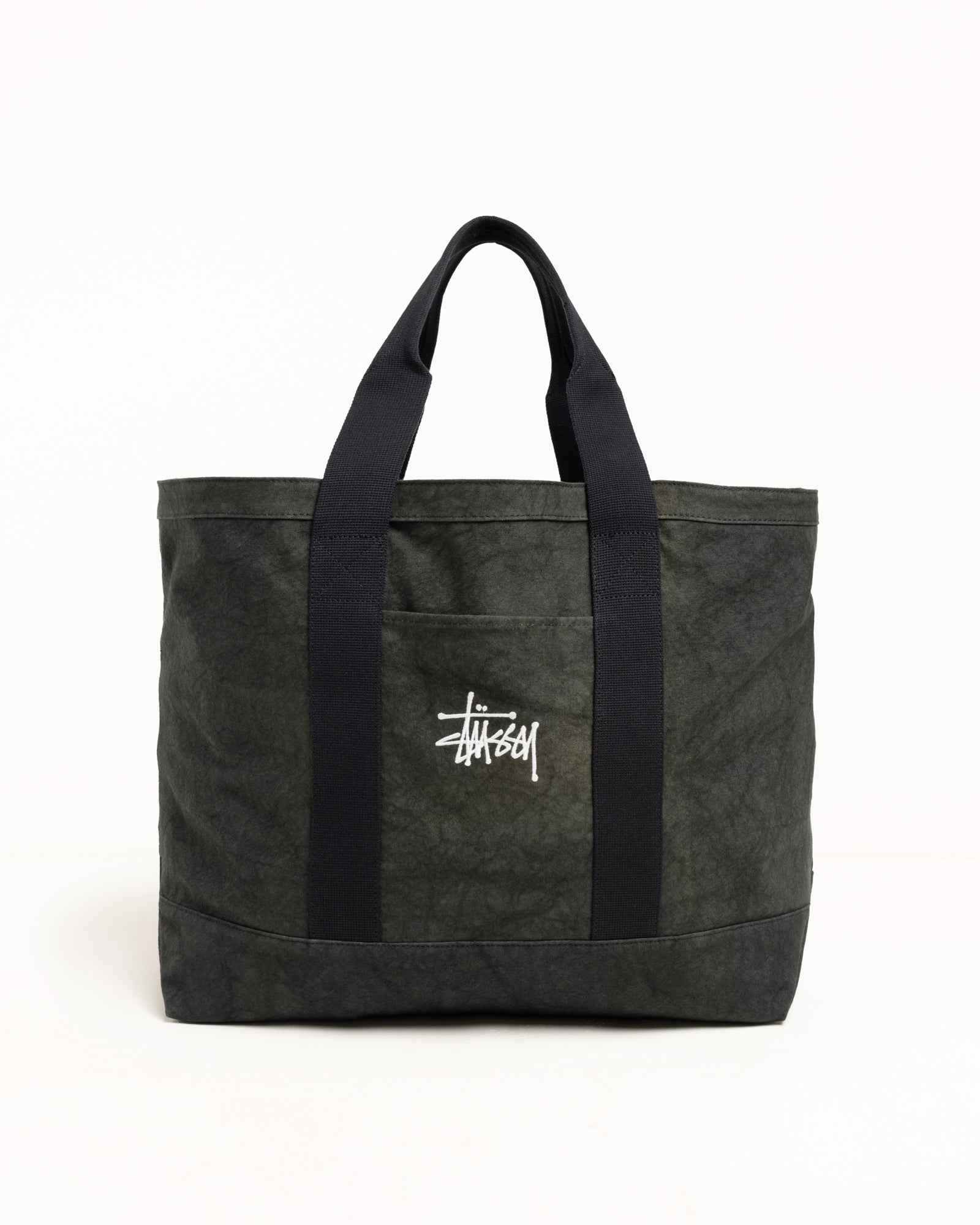 Canvas Extra Large Tote – Washed Black | Accessories | Stüssy Japan