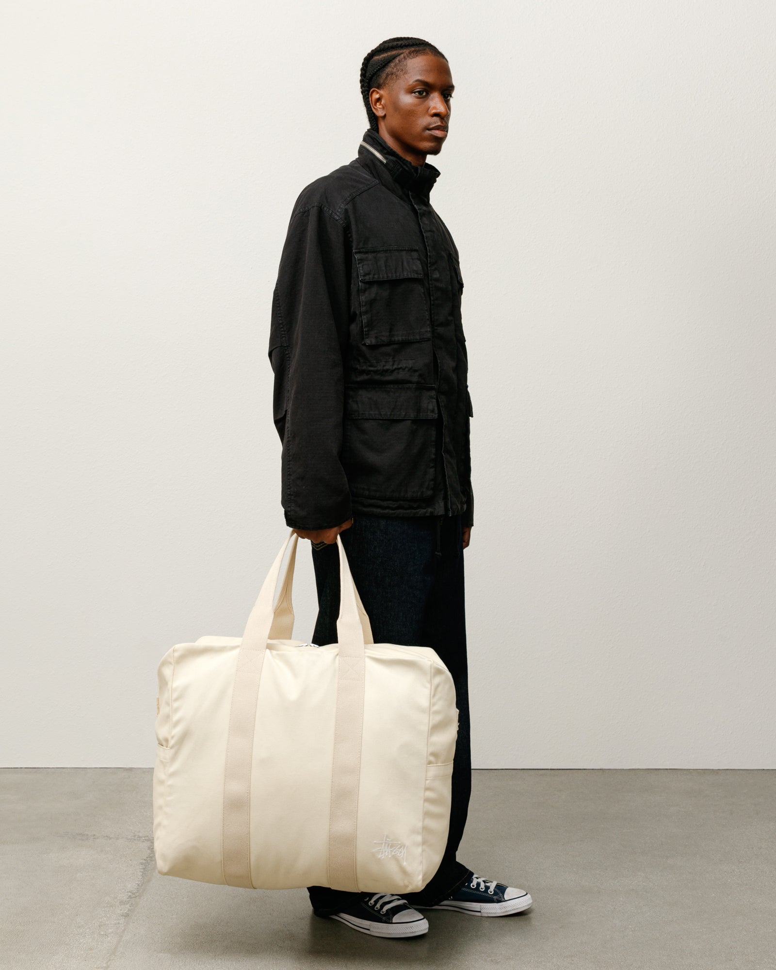Canvas Flight Bag – Natural | Accessories | Stüssy Japan