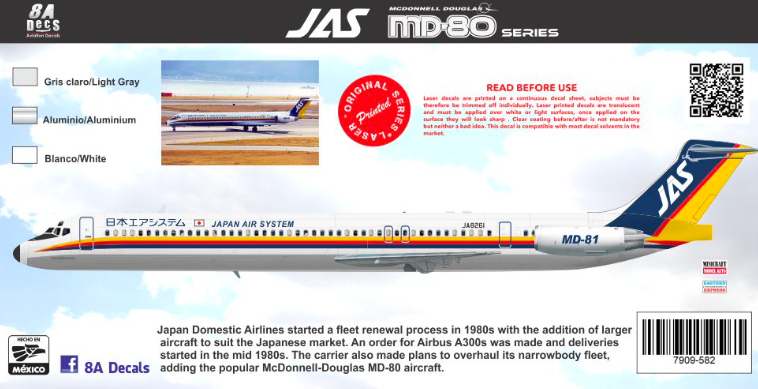 JAS MD-81 8aDecs -7909-582-144