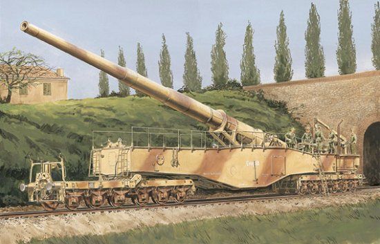 German Railway Gun 28cm K5(E) 'Leopold' Dragon 6200