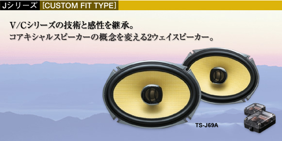 カスタムフィットスピーカー - TS-J69A