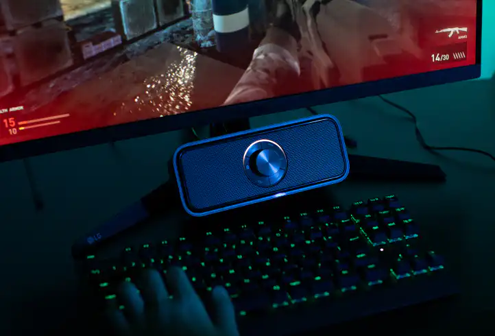 コンパクトフロントスピーカー｜SOUND TECTOR｜ゲーミングスピーカー