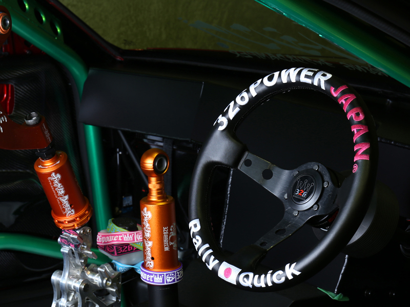326POWER JAPAN Rally Quick Steering Wheel 326mm - JPD Japan