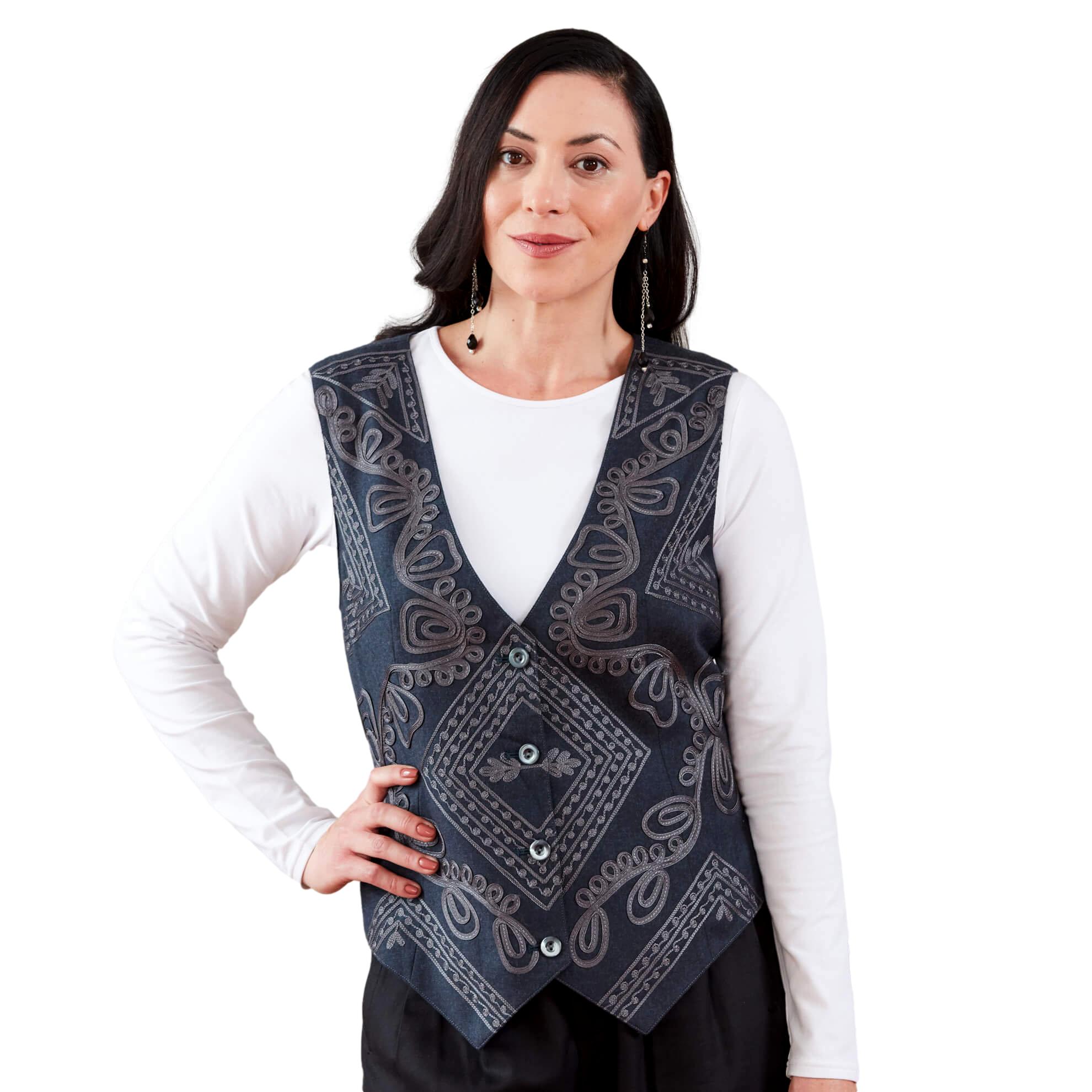 Classic Soutache Vest – The J. Peterman Company