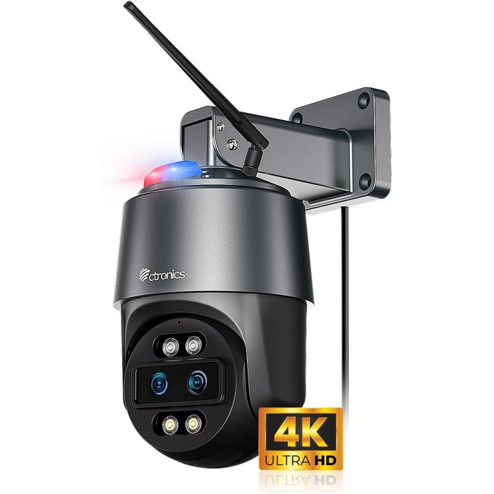 4k Ctronics 10倍ハイブリッドズーム】防犯カメラ 屋外 5GHzWi-Fi 人