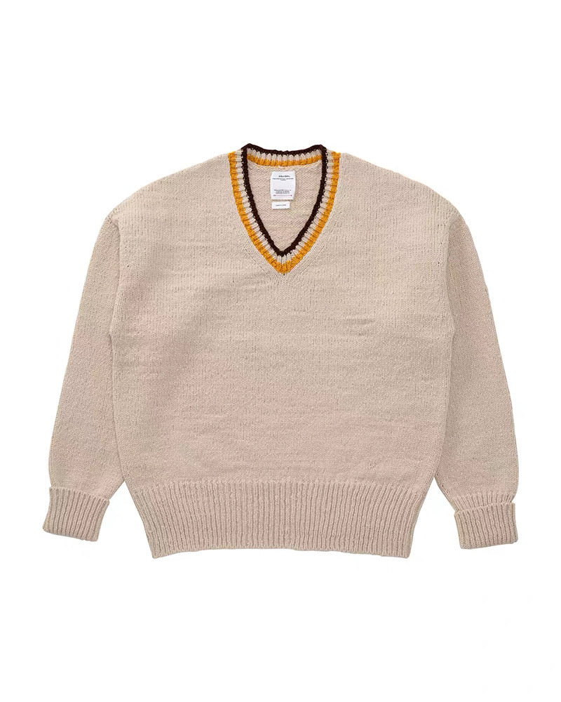 visvim 25AW COLLEGE V-NECK KNIT – Vintage Concept Store