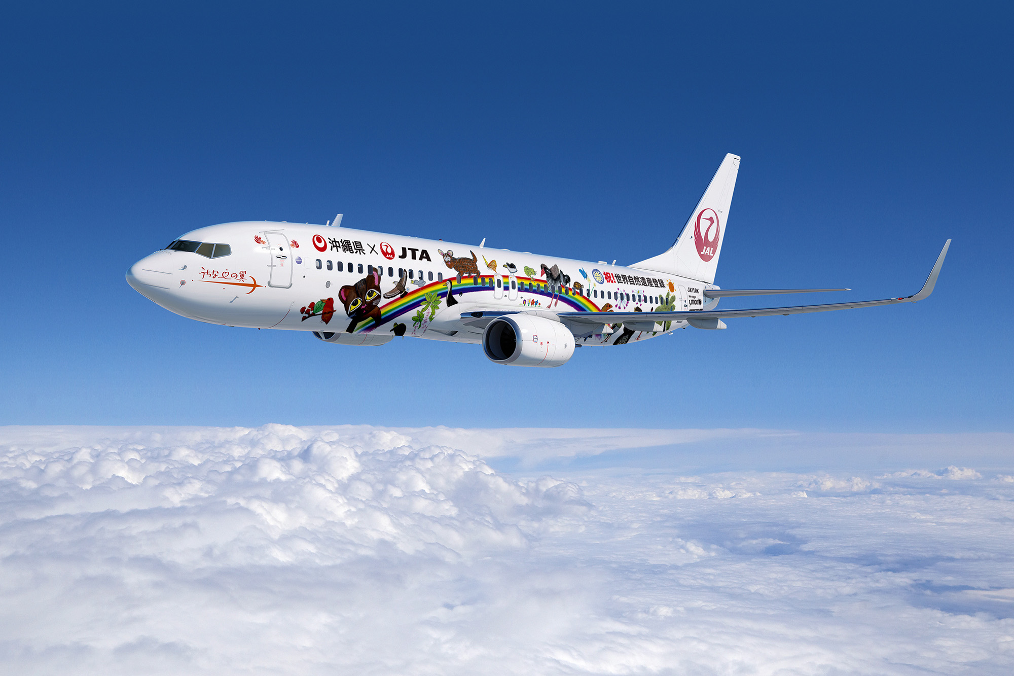 JTA B737-800 JA11RK 沖縄県×JTA kwjfa 機材情報 | JTA日本トランス