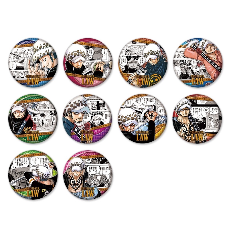 onepiece ワノ国 トラファルガー・ロー パール缶バッジ 60個 限定品