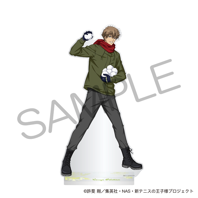 新テニスの王子様 BIGアクリルスタンド 雪遊びver． 忍足謙也