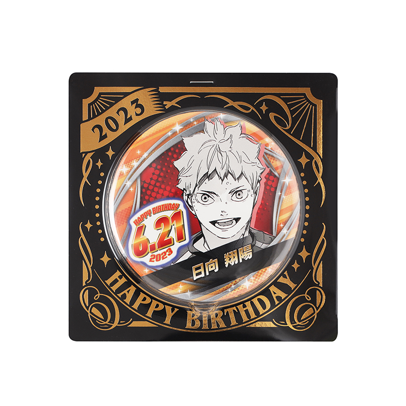 公*o様 ハイキュー 日向翔陽 バースデー クリスマス 缶バッジセット 公