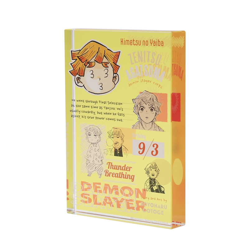 鬼滅の刃』アクリルブロック “HEROES” 我妻善逸 BD3: 装飾品