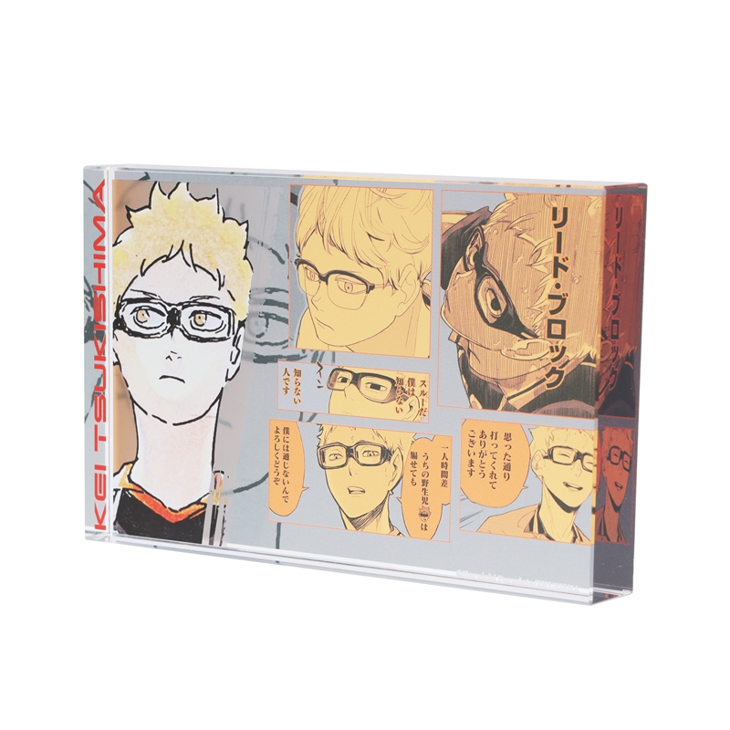 ハイキュー！！』アクリルブロック “HEROES” 月島蛍 BD3