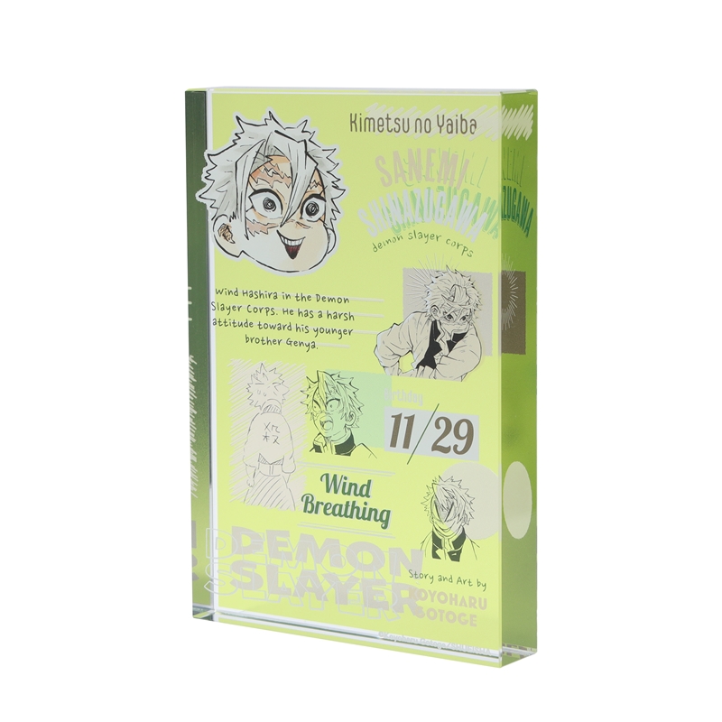 鬼滅の刃』アクリルブロック “HEROES” 不死川実弥 BD4: 装飾