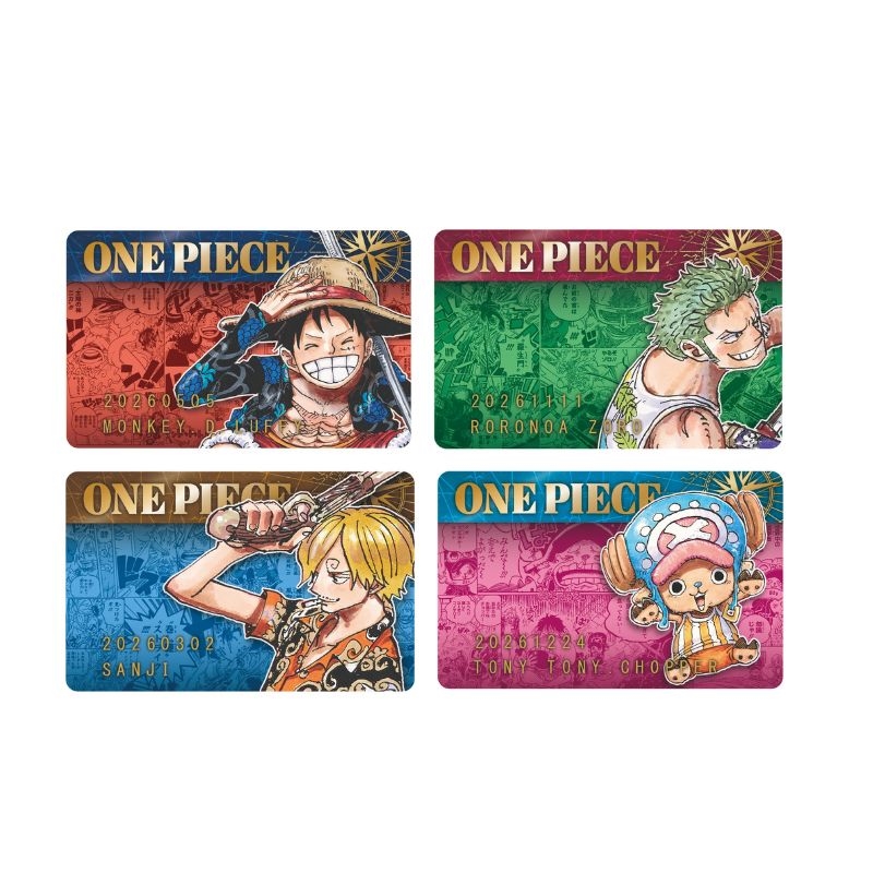 ONE PIECE』バースデイコレクションカード2026 4枚セット