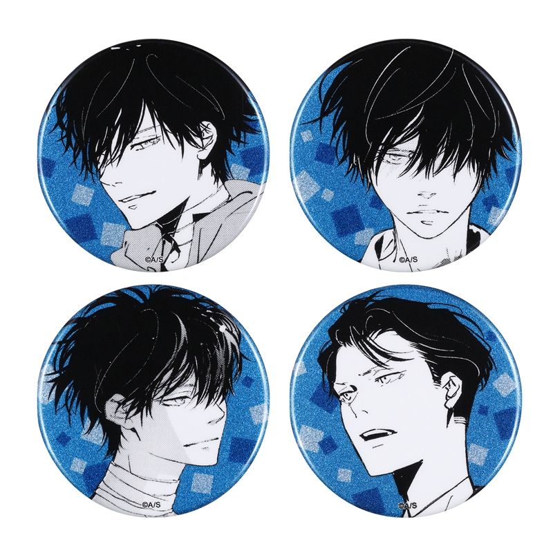 鴨乃橋ロンの禁断推理』缶バッジ4個セット EMOTIONS 鴨乃橋