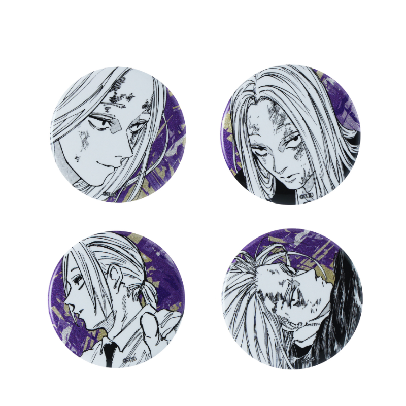 サカモトデイズ キャラクター人気投票 メダル風缶バッジ 神々廻