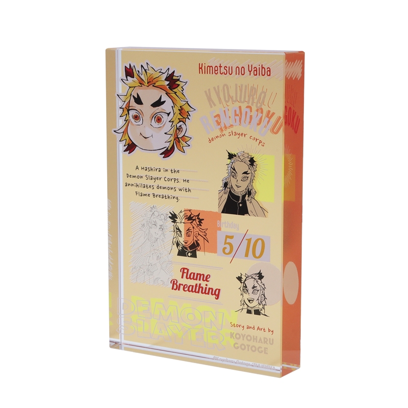 鬼滅の刃』アクリルブロック “HEROES” 煉獄杏寿郎 BE2: 装飾