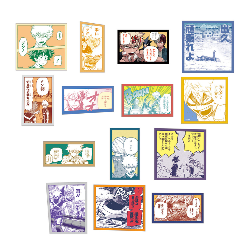 僕のヒーローアカデミア』爆豪勝己の雑魚どもへの呼び名コマステッカー