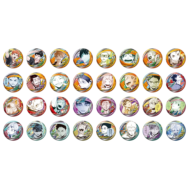 ハイキュー！！』コレクション缶バッジ 「FUN！！」 （全32種