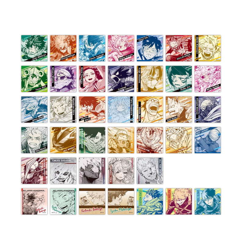 僕のヒーローアカデミア』スクエアステッカーコレクション 第1弾 （全