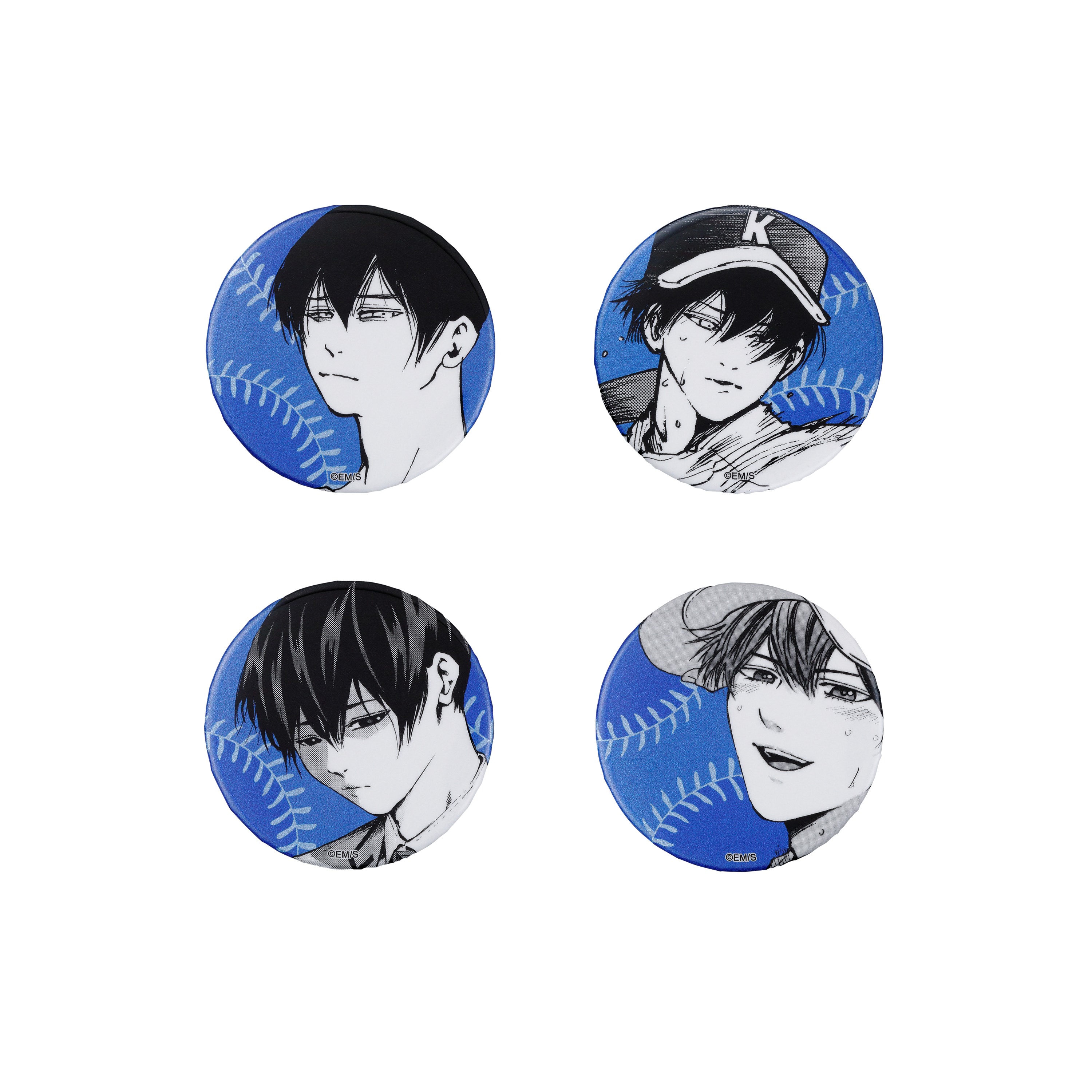 忘却バッテリー』缶バッジ4個セット EMOTIONS 清峰葉流火
