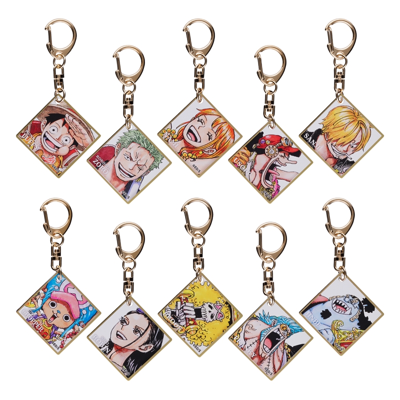 ONE PIECE』色紙風アクリルキーホルダー 全種セット （全10