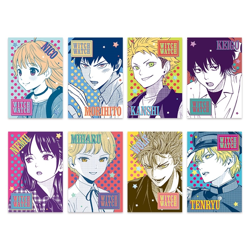 ウィッチウォッチ』メタリックポストカードコレクション 第1弾 （全8