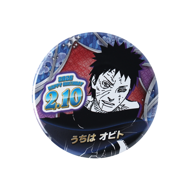 NARUTO－ナルト－』バースデイ缶バッジ うちはオビト BF1