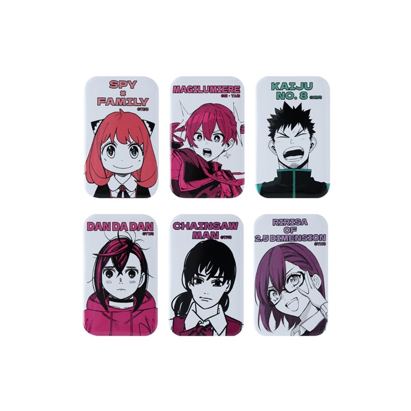 少年ジャンプ＋」スクエア缶バッジコレクション（スタンド付き） （全