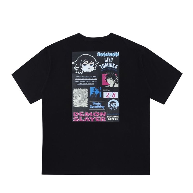 鬼滅の刃』ポケット付きビッグシルエットTシャツ “HEROES” 冨岡