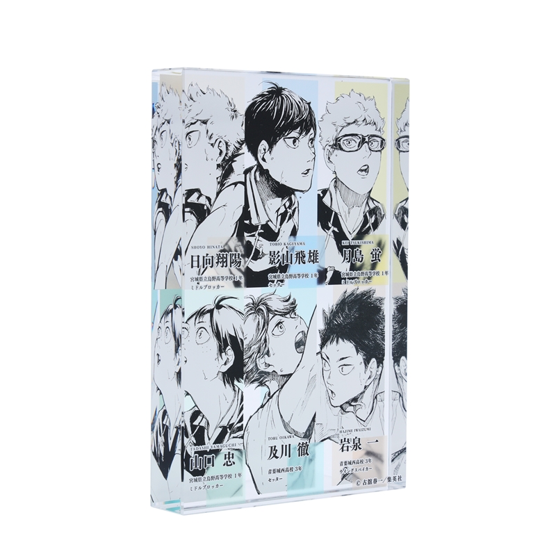 ハイキュー！！』アクリルブロック 日向翔陽＆影山飛雄＆月島蛍＆山口