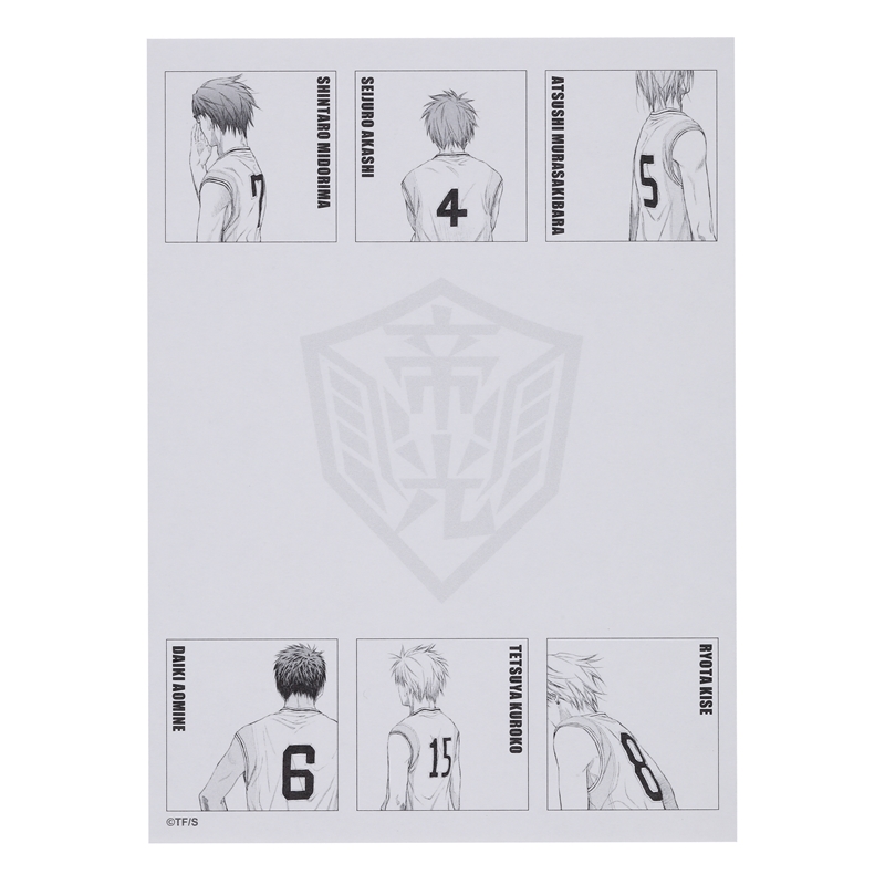 黒子のバスケ』「キセキの世代」の軌跡メモ ブロマイド付き BD2