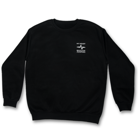 Black sweatshirt BEAT without a hood | Jumping® Fitness