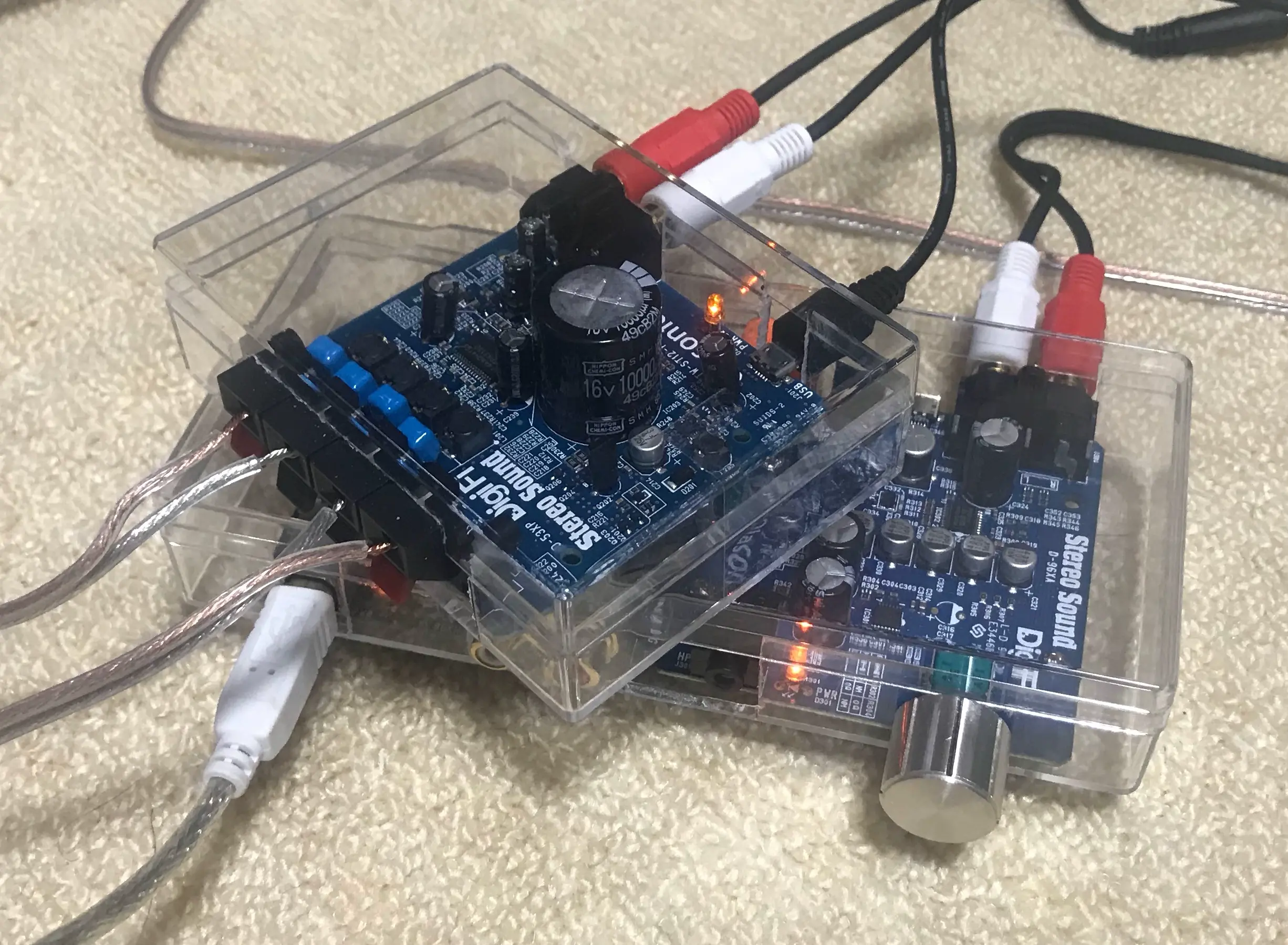 DigiFi No.15と16と17をアクリルケースに入れて、ハイレゾ環境を構築