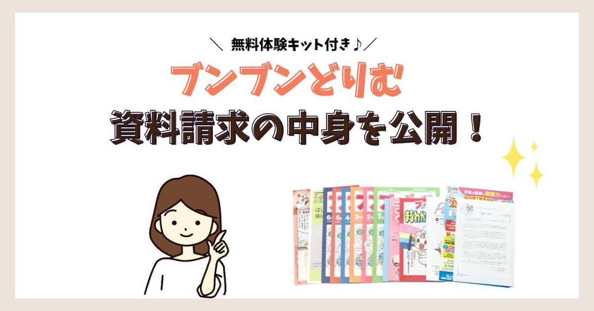 ブンブンどりむに資料請求してみた！届いた内容を徹底レビュー
