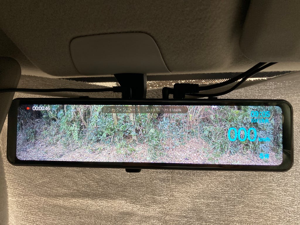 60FPS 前後カメラ ミラー型ドライブレコーダー｜AKY-X6 (sku: AKY-X6-W