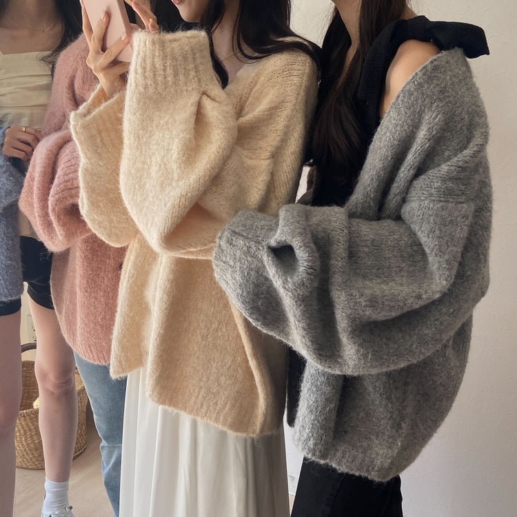 RiLi】ふわもこアルパカウールカーデ | Judin