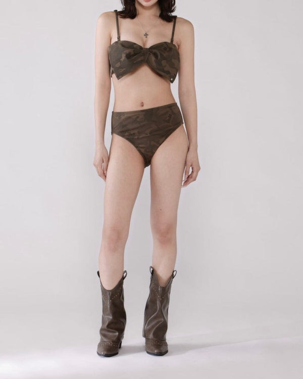 2way ribbon motif swimwear | Judin