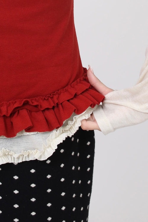 Layered frill camisole set | Judin