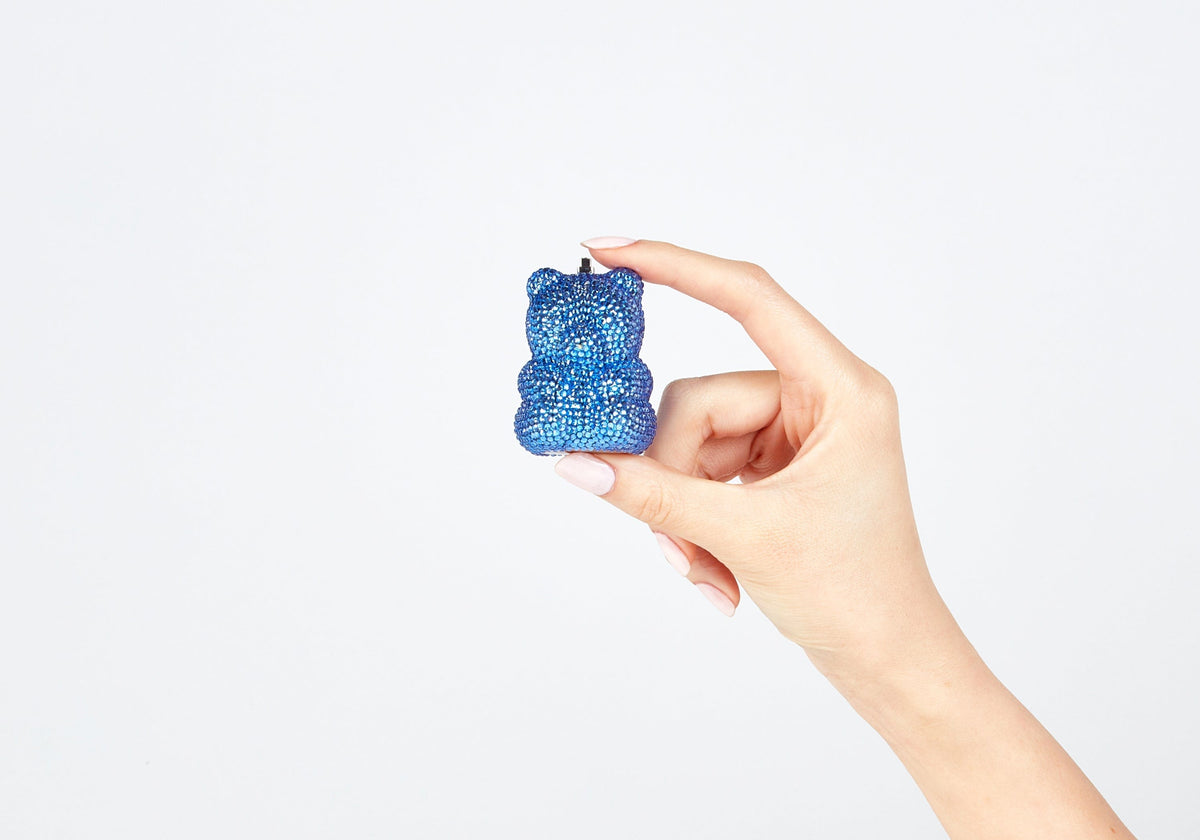Mini Gummy Bear Sapphire - Judith Leiber