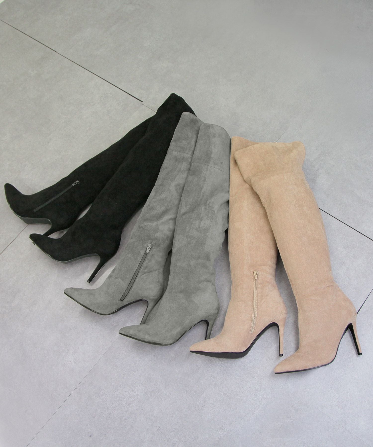 スエードニーハイブーツ JB22541 | レディースファッション通販