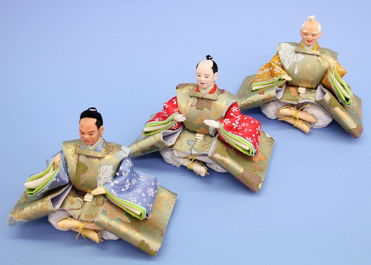 雛人形衣装着：五人囃子、随身、三人仕丁の単品販売 – 寿鳳人形の東芸
