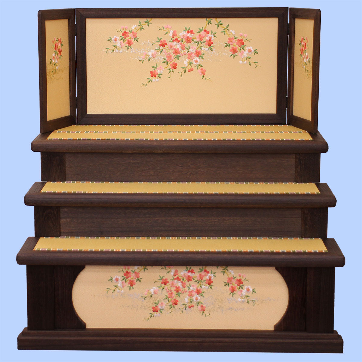 屏風付き木製段単品販売 – 寿鳳人形の東芸