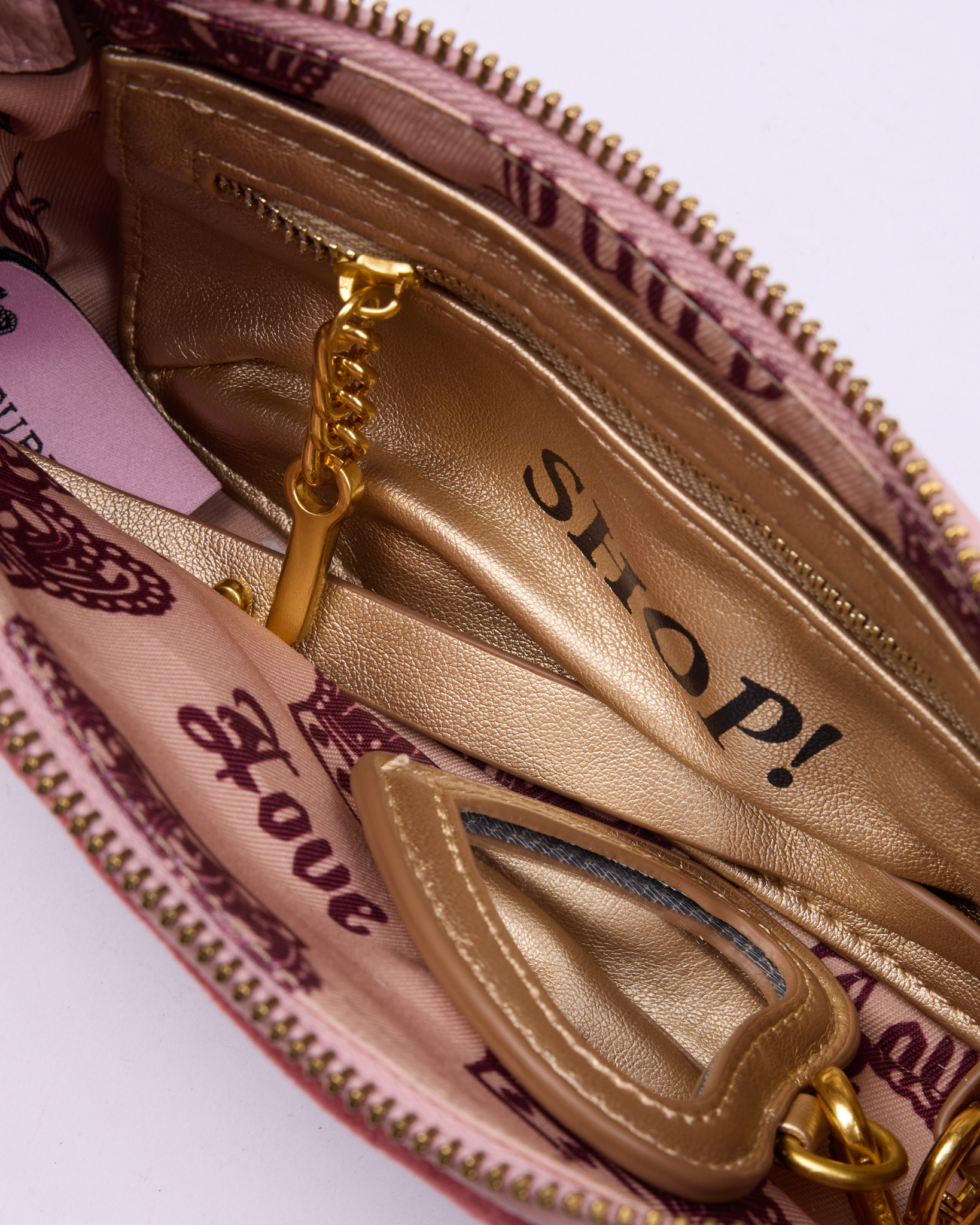 Juicy Couture Daydreamer Daydreamer Crest Embroidered Shoulder Bag