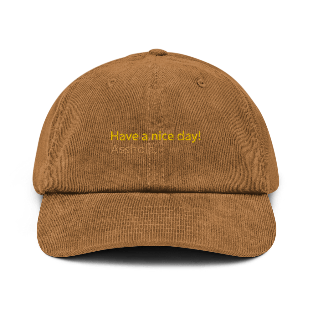 Embroidered Corduroy Dad Hats – Just Another Cap Store