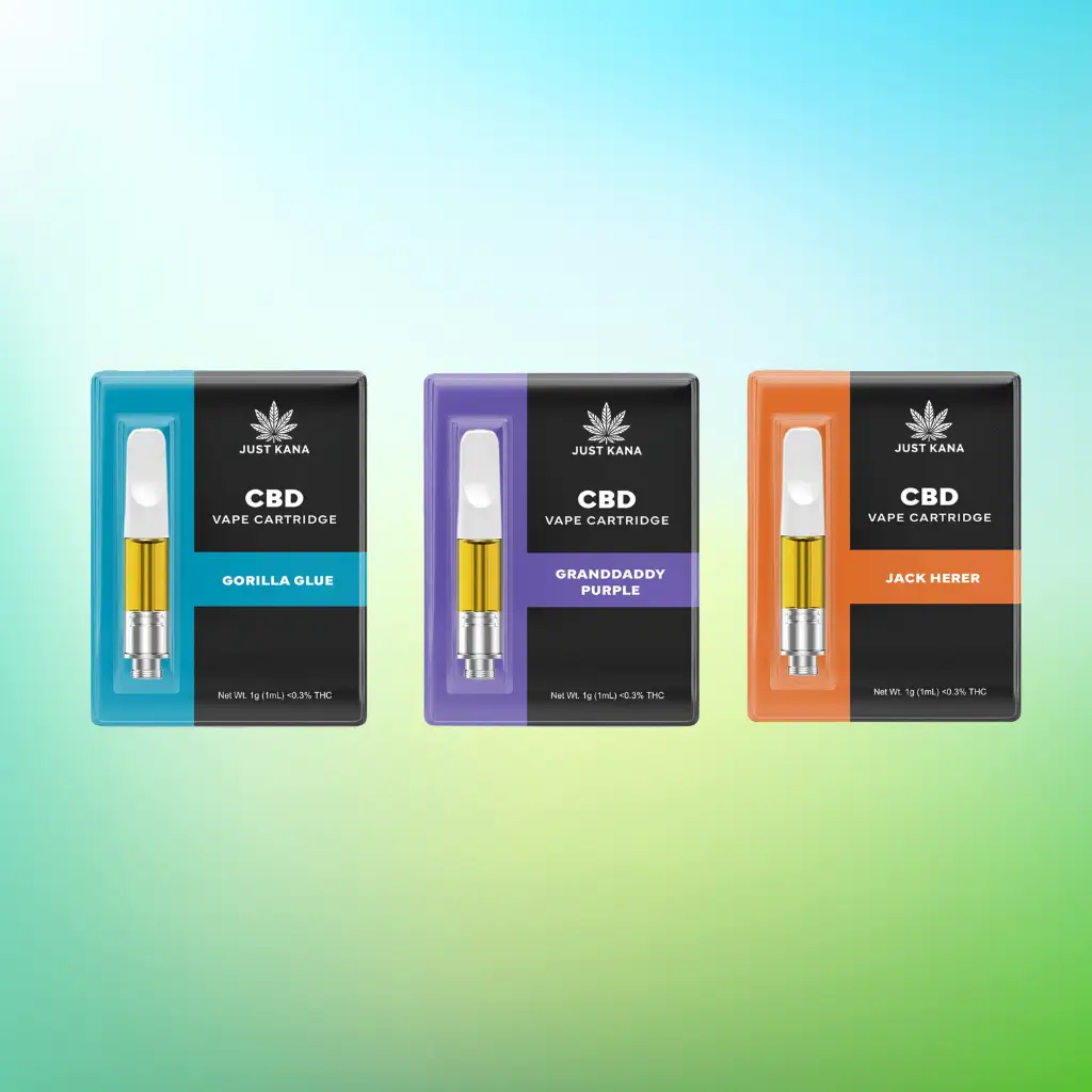 CBD Vape Cartridge Sampler - 3 Pack