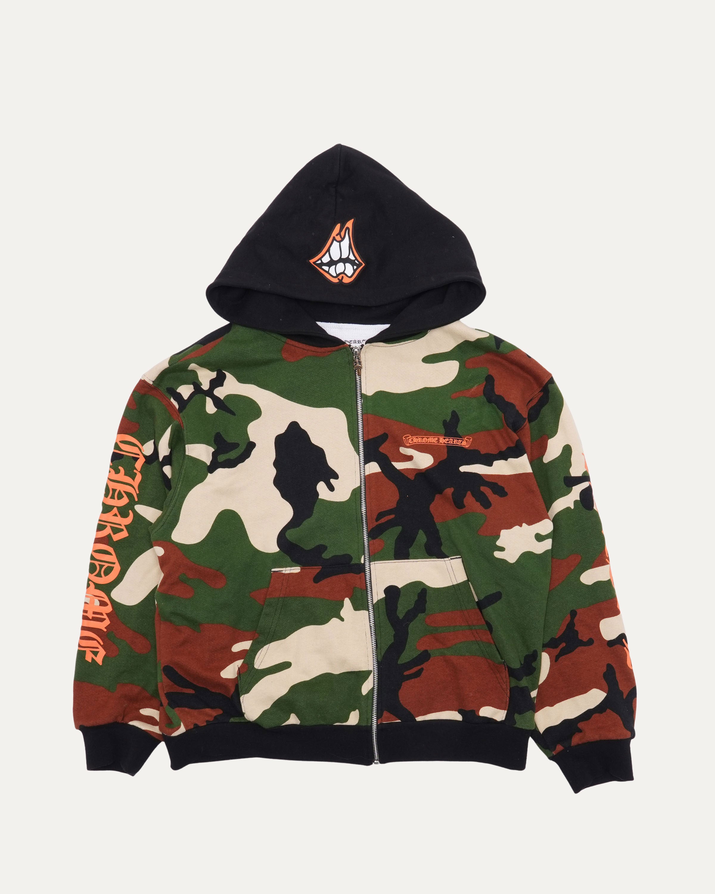 Chrome Hearts Matty Boy Caution Thermal Zip-Up Hoodie – Justin Reed